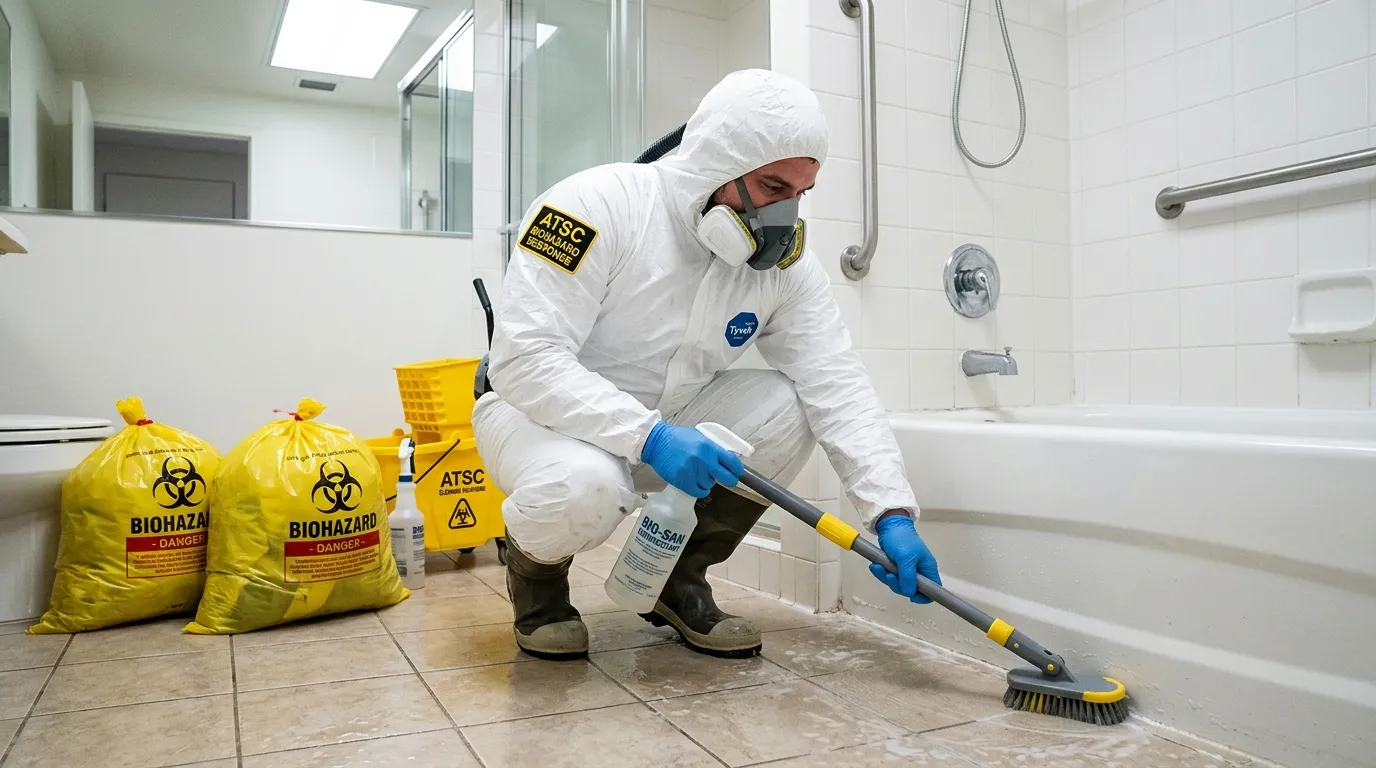 Decontamination equipment deployed for Blood Cleanup in Arlington